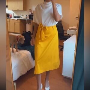 Yellow Women's Skirt